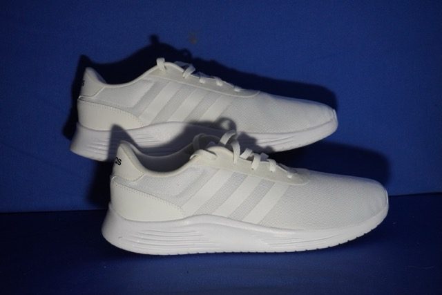 NEW Adidas Lite Racer 2.0 | All White US12 UK11.5 Carousel 1