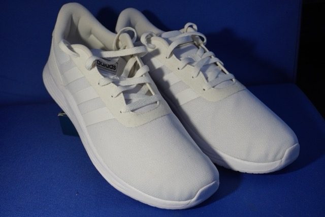 NEW Adidas Lite Racer 2.0 | All White US12 UK11.5 Carousel 7