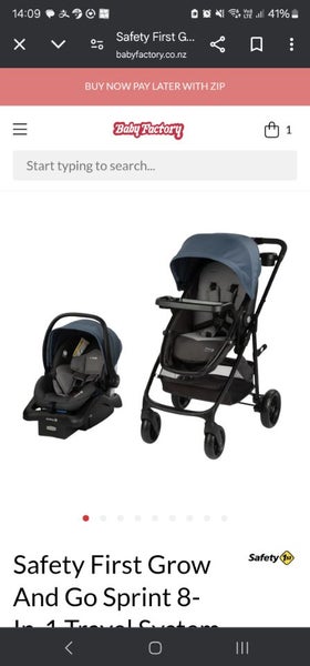 Safety First Grow and Go Sprint 8-in-1 Travel System pram, car seat capsule Carousel 6