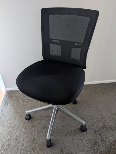 Buro Seating Metro II Chair Black - Aluminium base Carousel 1