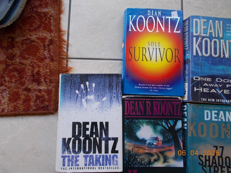 Box of 20 Dean Koontz Books Carousel 2