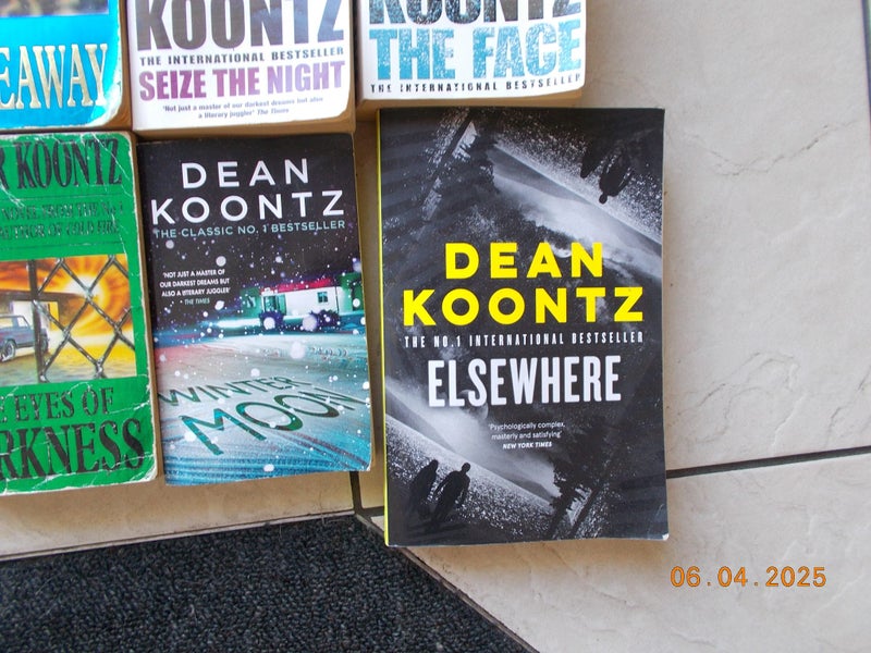 Box of 20 Dean Koontz Books Carousel 8