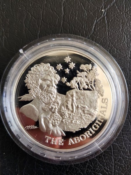 2 x1988 Sterling Silver Australian Medallions 71 grams each Approx 4.5 ounces AG Carousel 2