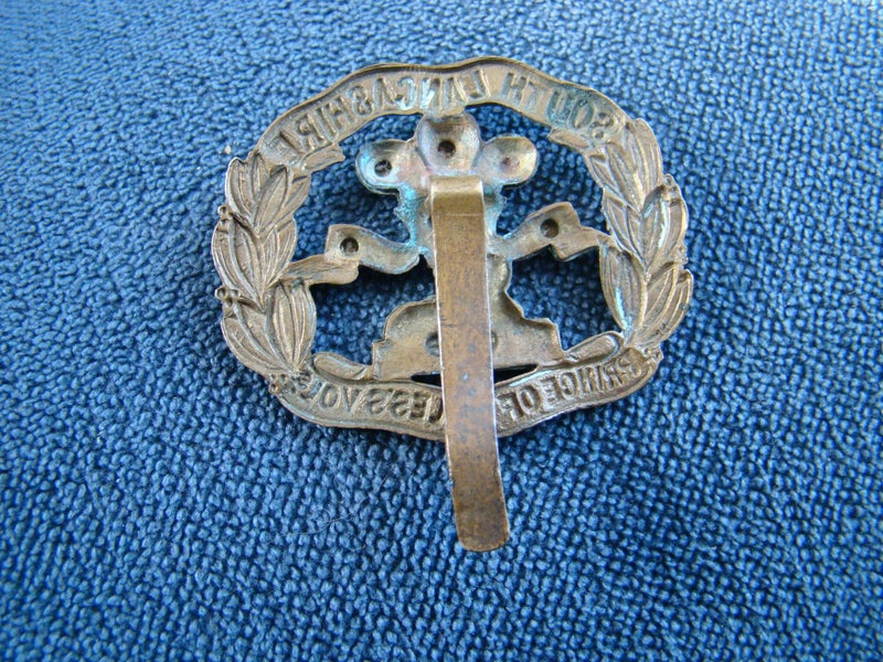 WW1 UK South Lancashire Regiment Cap Badge. Carousel 2