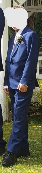 Tarocash blue groomsman suit - mid blue - kids/teen size Carousel 1