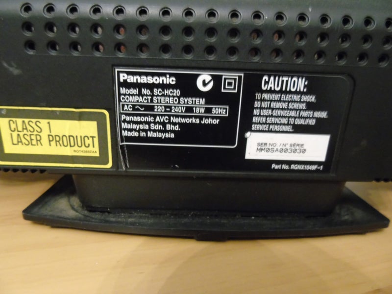 PANASONIC SC-HC20 RETRO CD/RADIO Carousel 5