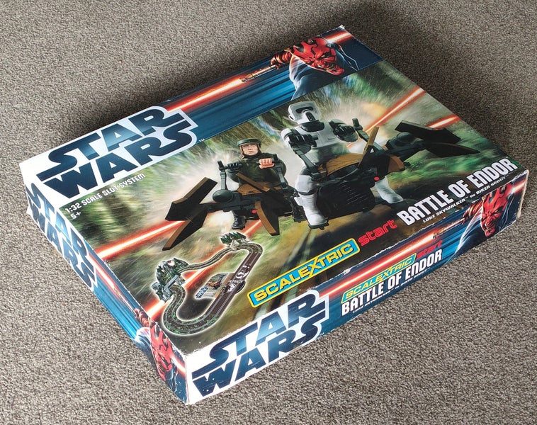 Star Wars Battle of Endor 1:32 Scalextric Slot System Box Set Carousel 1