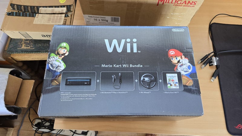 Nintendo Wii Mario Kart Bundle completer AUS/NZ PAL (NEW, CIB) *Afterpay* Carousel 2