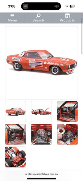 1:18 Scale Chevrolet ZL-1 Camaro 1972 ATCC Round 1 Model Car Carousel 1