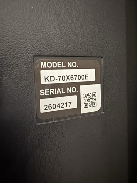 Sony Bravia 70” TV Carousel 2