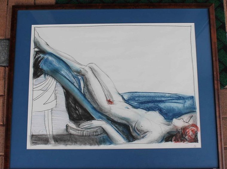 NUDE SKETCH - COLOUR - Unknown Artist Carousel 1