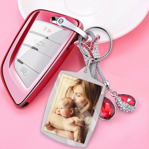 30pcs Blank Photo Insert Keyrings Wallet Blanks Photo Frame Keychains64308113871235113