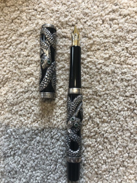 PARKER SNAKE Fountain Pen Sterling Silver Limited Edition Carousel 2