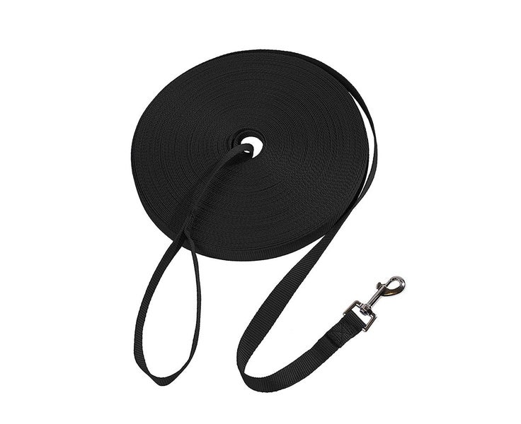 20M Pet Dog Outdoor Training Leash belt-Black Carousel 6