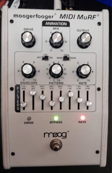 MOOG MOOGERFOOGER MF-105M MIDI MuRF - Limited Edition White-on-White Carousel 1