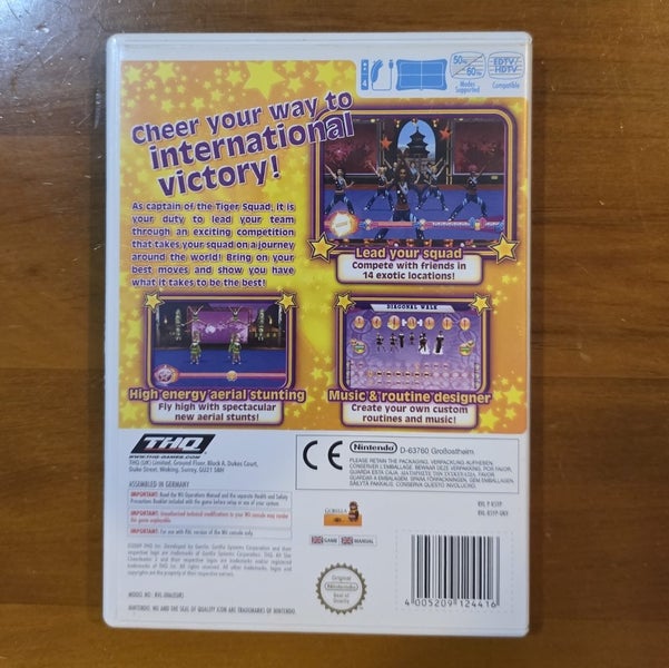 All Star Cheerleader 2 PAL Wii Game Carousel 2