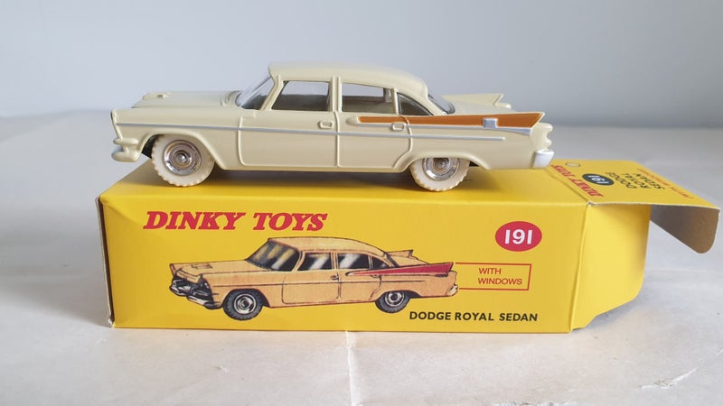 DINKY TOYS DODGE ROYAL SEDAN 191 DINKY TOY ATLAS REPLICA BOXED Carousel 1