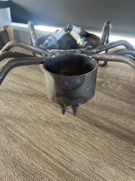Scrap Metal art spider Carousel 2