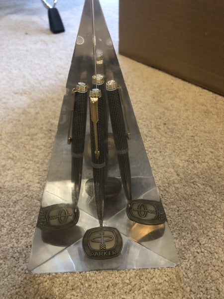 Parker Sterling Silver 75 Ball Pen Counter Display Item Carousel 2
