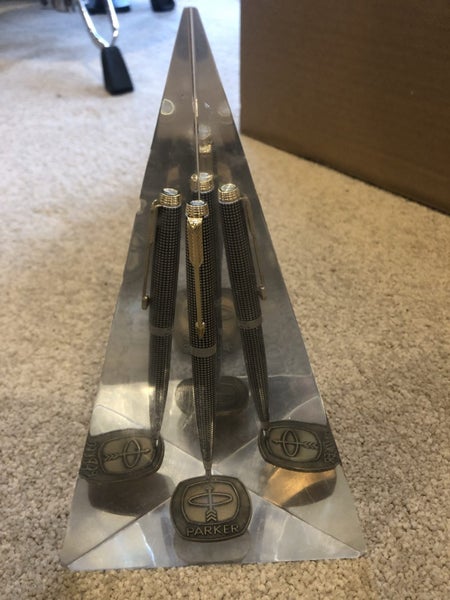 Parker Sterling Silver 75 Ball Pen Counter Display Item Carousel 1