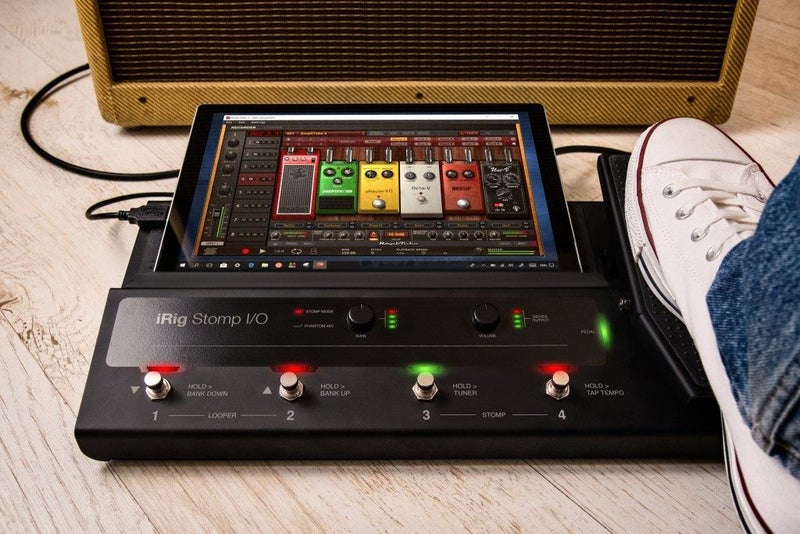 IK Multimedia iRig Stomp I/O USB Pedalboard Controller IP-IRIG-STOMPIO-IN Carousel 2