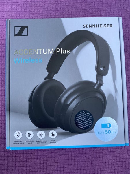 Sennheiser ACCENTUM Plus Wireless Over-Ear Noise Cancelling Headphones - Black Carousel 1