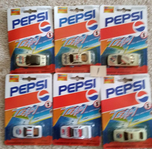 *vintage* 6x new PEPSI COLA pull back racers (1) Carousel 1