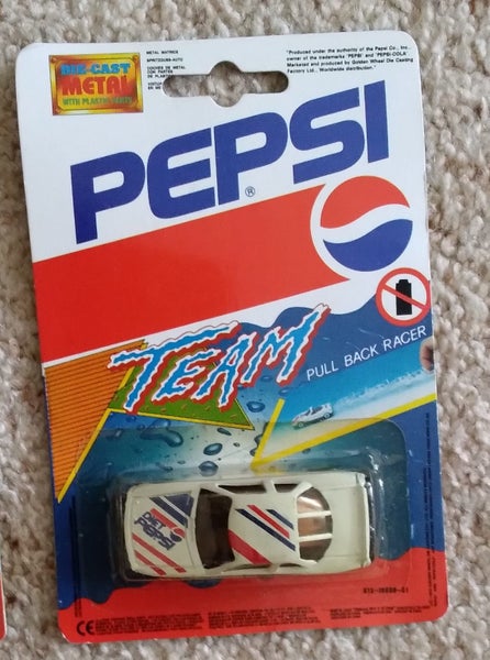 *vintage* 6x new PEPSI COLA pull back racers (1) Carousel 7