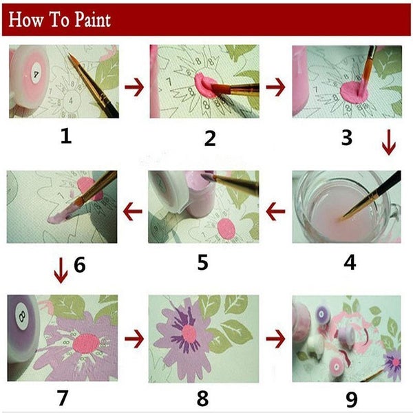 DIY Paint Oil Painting By Number63617775509762111