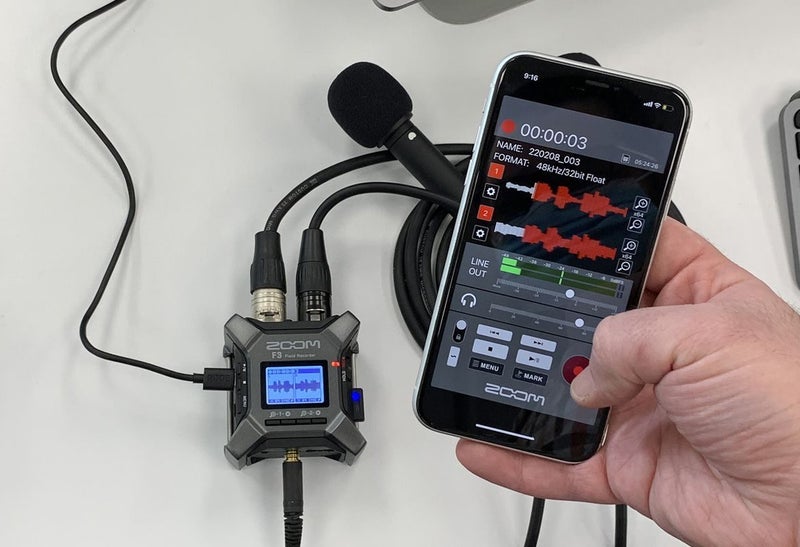 Zoom F3 Field Recorder Carousel 2