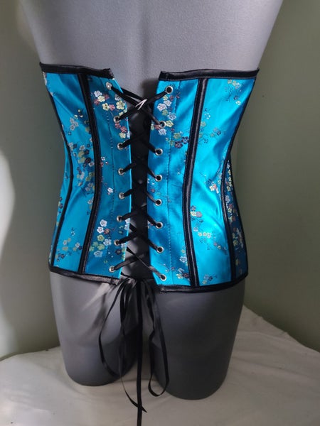 Spectacular Sky Blue Corset Carousel 5