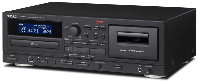 Teac Cassette Deck/CD Player - Black Carousel 1