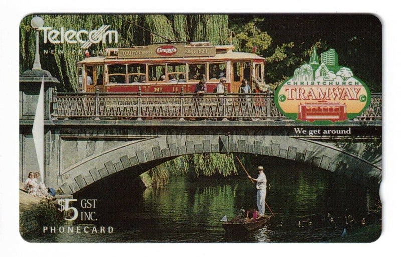 Christchurch Tramway Commemorative Issue Phonecard Carousel 1