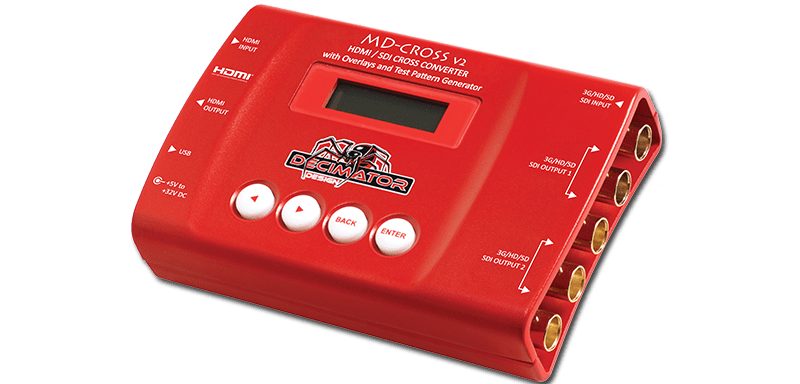 DECIMATOR MD-Cross V2 Miniature HDMI/SDI Cross Converter Carousel 1
