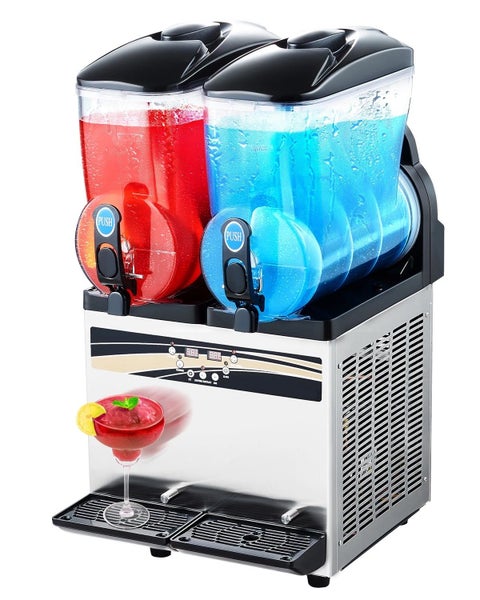 Commercial Slushie Machine 15Lx2 Tank Margarita Smoothie Frozen Drink Maker Carousel 1