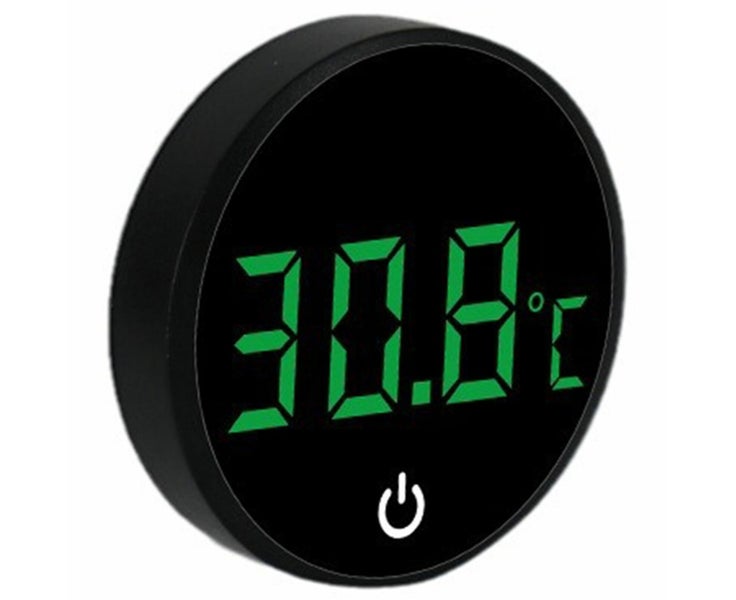 Aquarium Digital Thermometer LED Fish Tank Temperature Gauge Wireless -Black Carousel 2