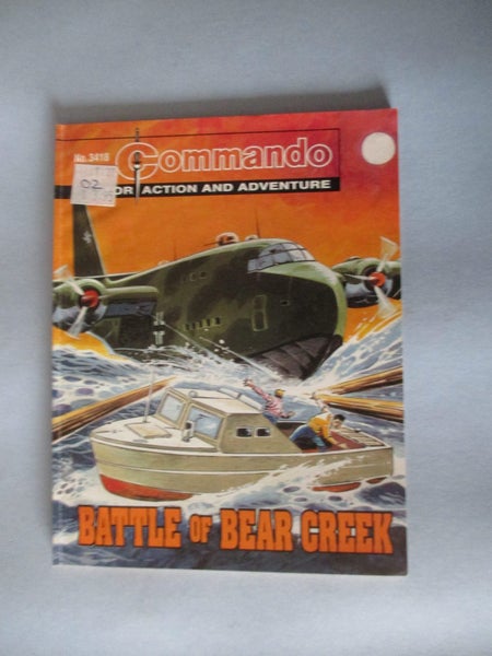 Commando #3418. - BATTLE OF BEAR CREEK. Carousel 1