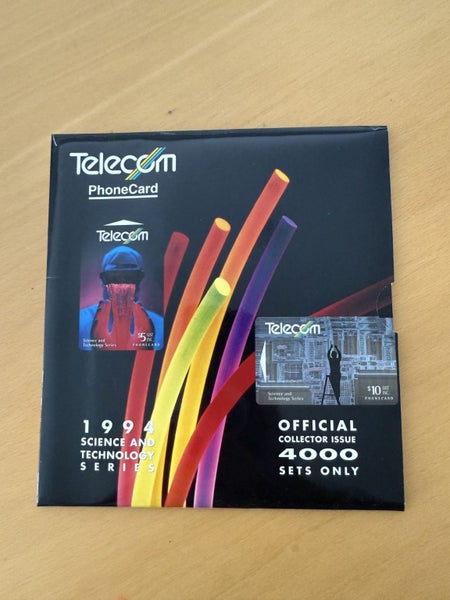 Telecom phonecard 1994 Science and Technology series Carousel 1