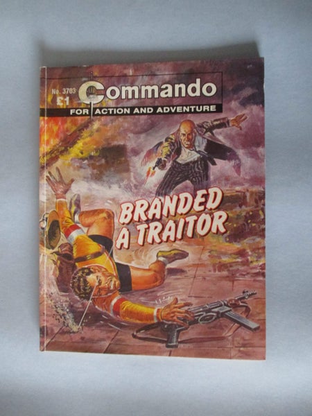 Commando #3703. - BRANDED A TRAITOR. Carousel 1