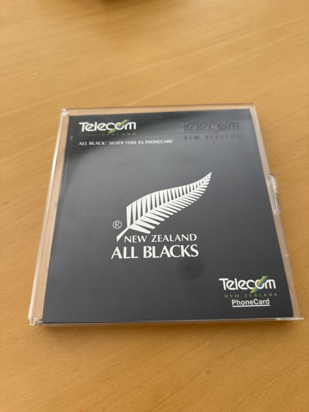 Telecom phonecard NZ 1995 All Blacks Adcard series - official collector issue Carousel 2