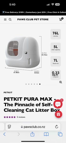 Cat litter box automatic Carousel 1