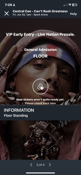 Central Cee - VIP Early Entry - GA Standing Carousel 2