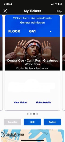 Central Cee - VIP Early Entry - GA Standing Carousel 1