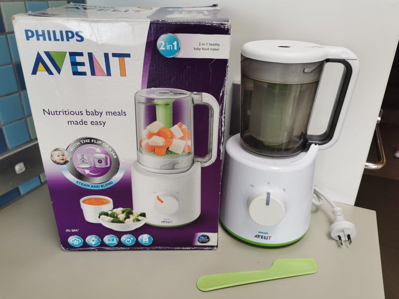 Philips Avent 2-in-1 baby food steamer/blender Carousel 1