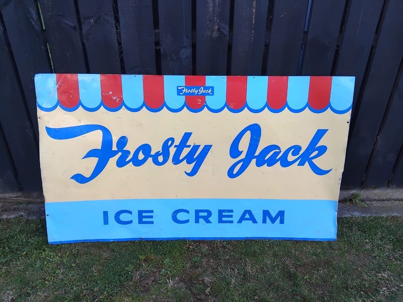 Large Frosty Jack Ice-Cream Sign Carousel 1