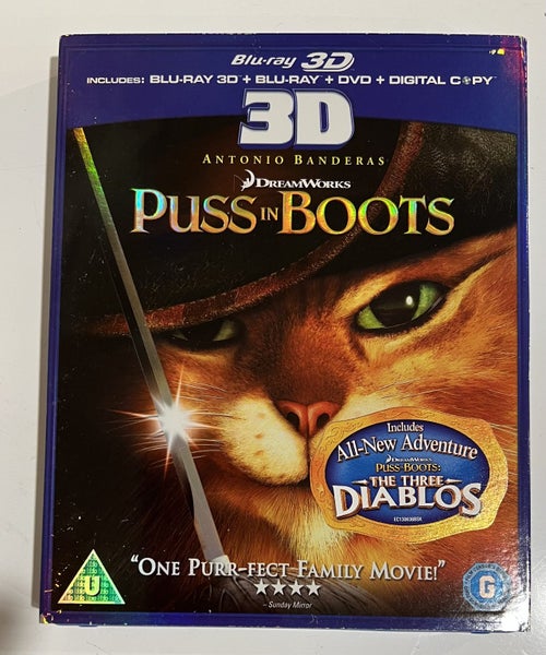 PUSS IN BOOTS 3D & B/R & DVD64453867456897110