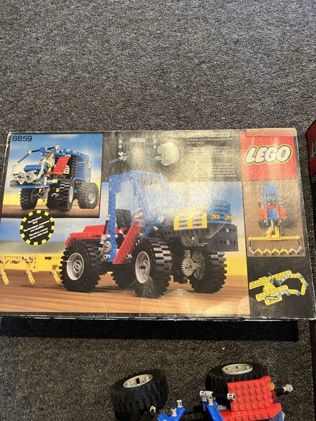 Assorted Lego models. Car, tractor etc 1980s. Carousel 2