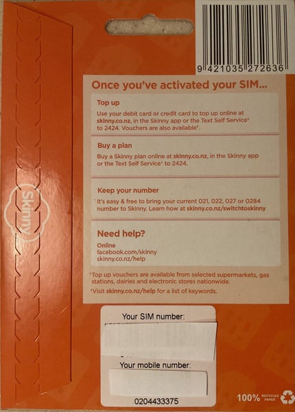 Sim card 020-44-333-75 Easy number Carousel 1