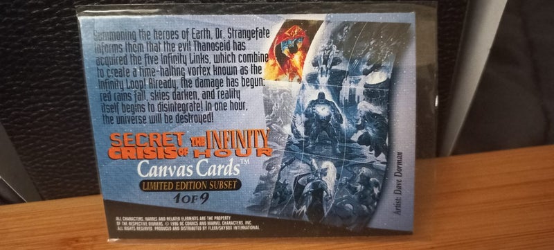 AMALGAM 1996 Fleer Canvas Card Dr Strangefate #1 of #9 - Mint/NM- !!SALE!! Carousel 2