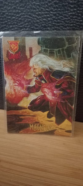 AMALGAM 1996 Fleer Canvas Card Magneto #6 of #9 - Mint/NM !! SALE!! Carousel 1